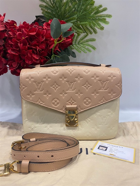 Túi LV hồng kem KG+