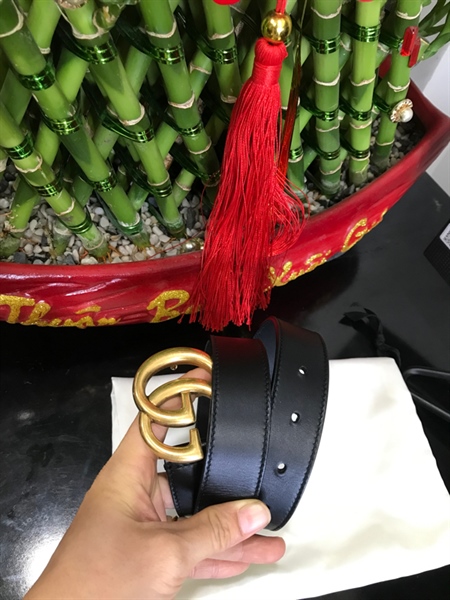 Thắt Lưng GG Đen Bản 3cm+