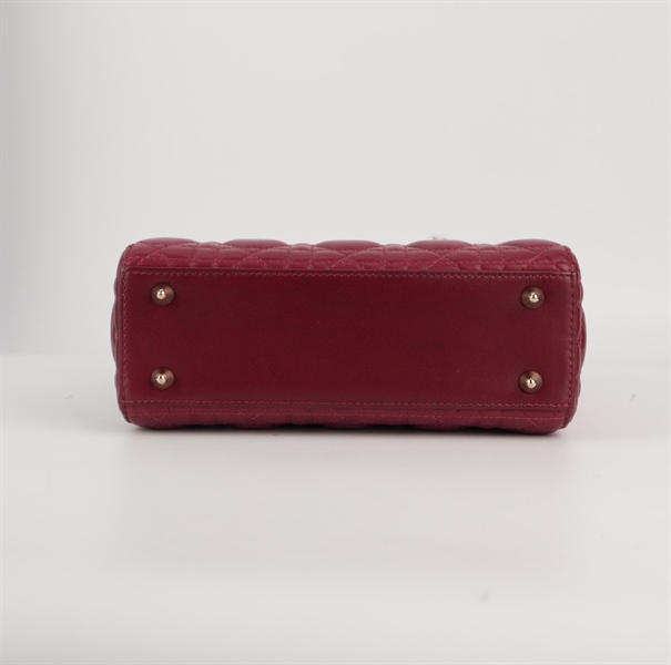 Túi Dior Lady hồng ombre sz small +