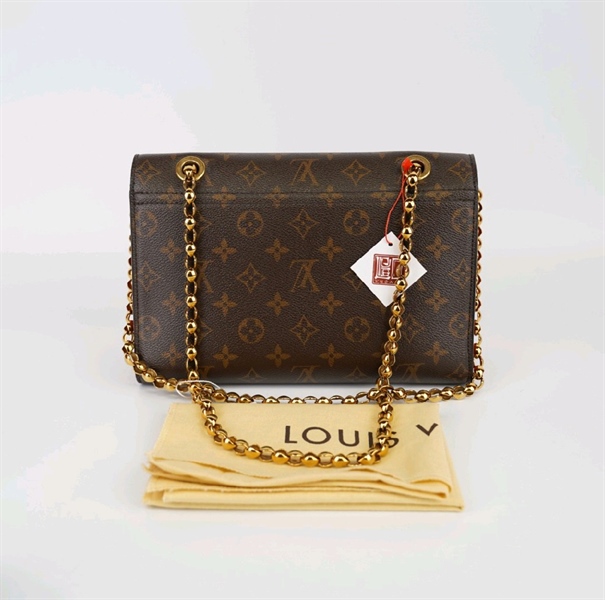 Túi LV Victoria hoa nâu KG+