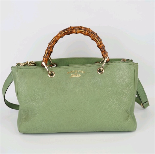 Túi GG xanh quai trúc KG+