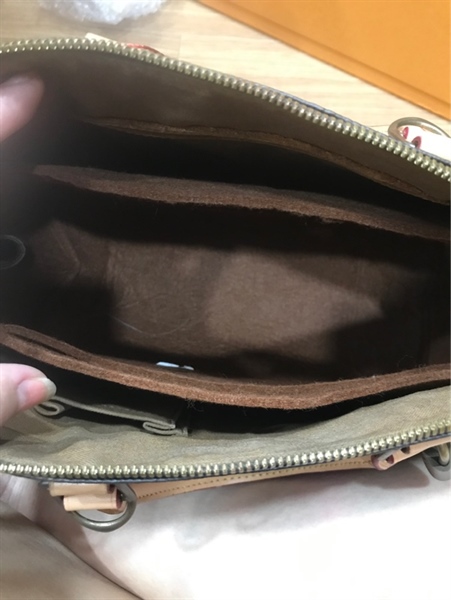 Túi LV Alma hoa nâu size lớn+