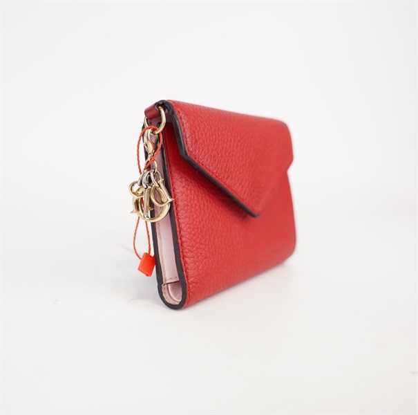 Ví Dior gập 2 màu đỏ +