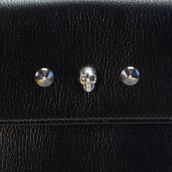 Túi Alexander McQueen Đen Clutch KG+