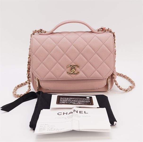 Túi Chanel hồng nhạt Size 22cm KG+