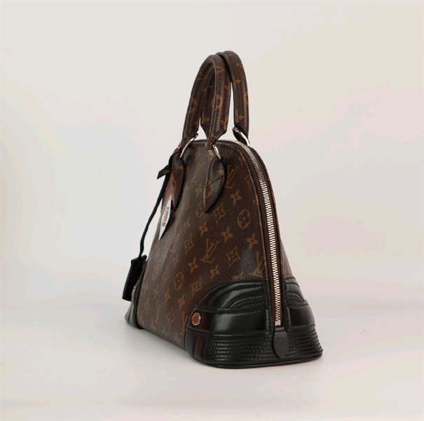 Túi LV alma hoạ tiết hoa nâu KG+