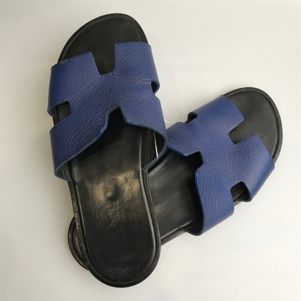 Dép Hermes xanh dương +