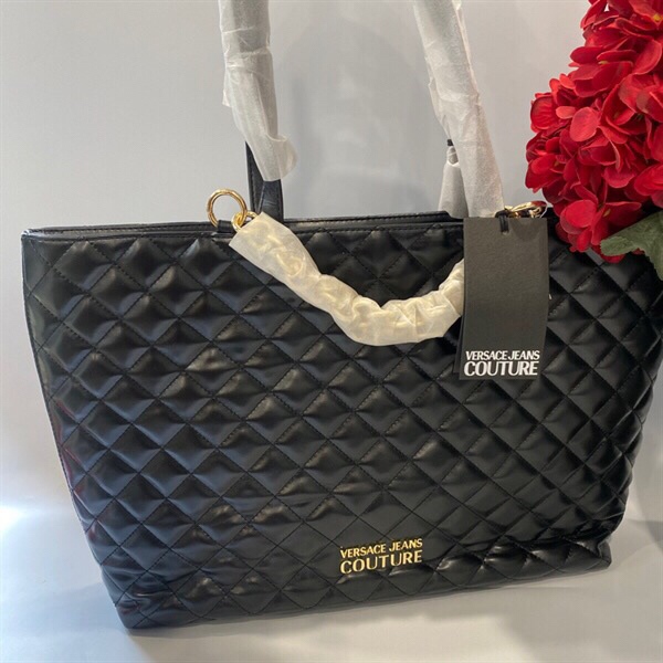 Túi Versace đen lớn KG+