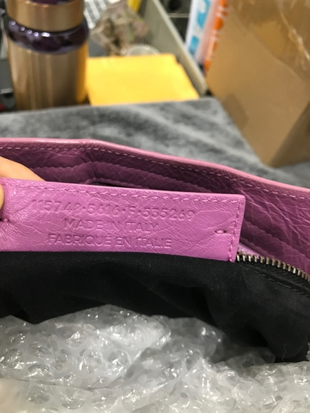 Túi Balenciaga Tím Hoa Cà+