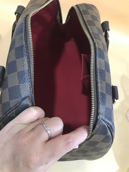 Túi Speedy LV Ô Vuông Nâu Vàng KG+