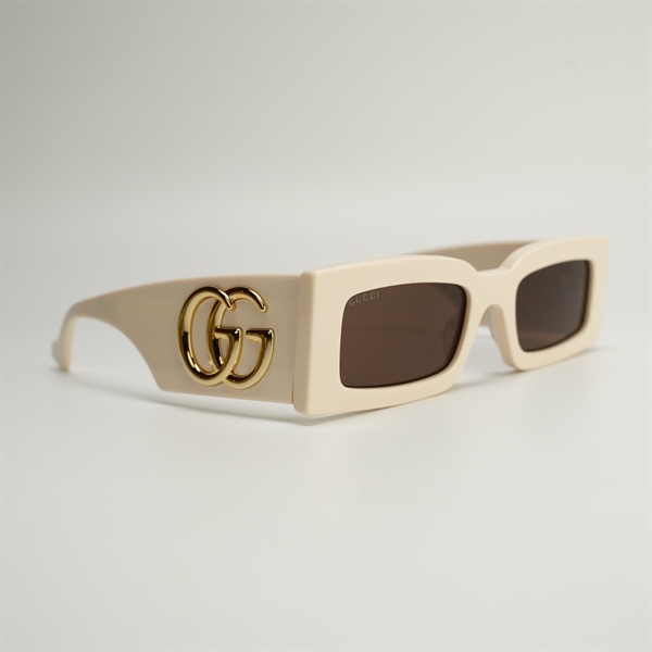 Mắt kính Gucci vuông trắng KG+