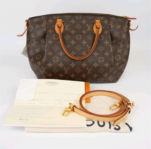 Túi LV hoa nâu size lớn KG+