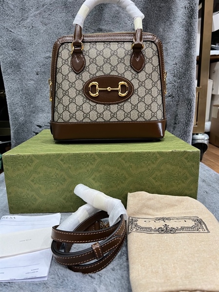 Túi GG Alma màu nâu +
