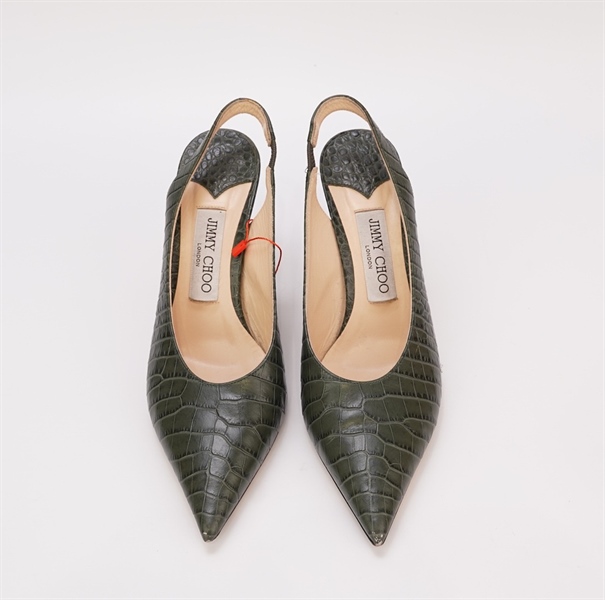 Giày Jimmy Choo vân xanh size 38 KG+