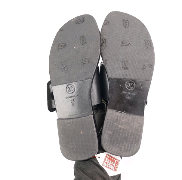 Dép Chanel sandals đen +