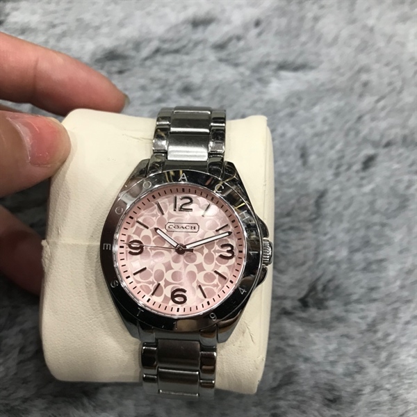 Đồng hồ Coach mặt hồng +