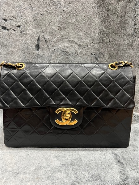 Túi Chanel đen size lớn KG+