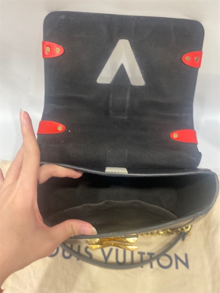 Túi LV logo đỏ +