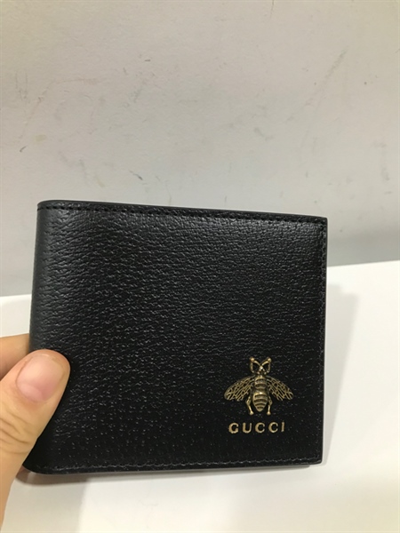 Ví GG Đen Họa tiết con ong+