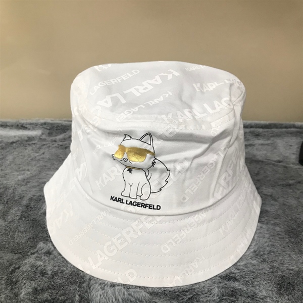 Nón Karl Lagerfeld Trắng KG+
