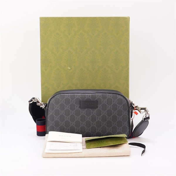 Túi GG đeo chéo màu xanh đen KG+
