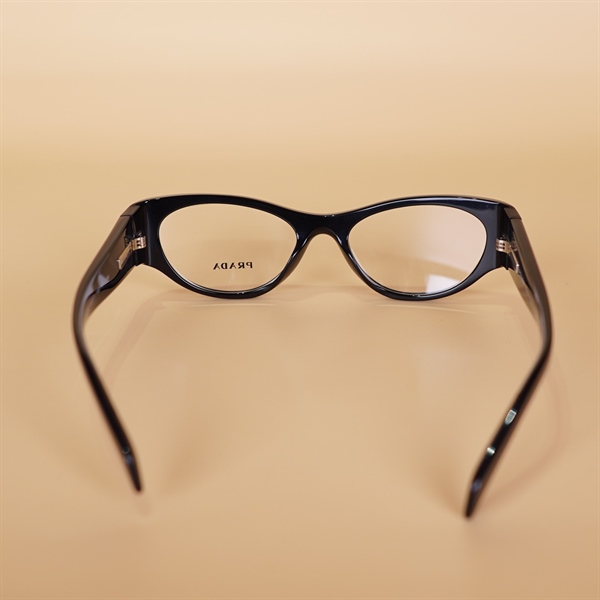 Kính Prada VPR06Z elip viền đen KG+