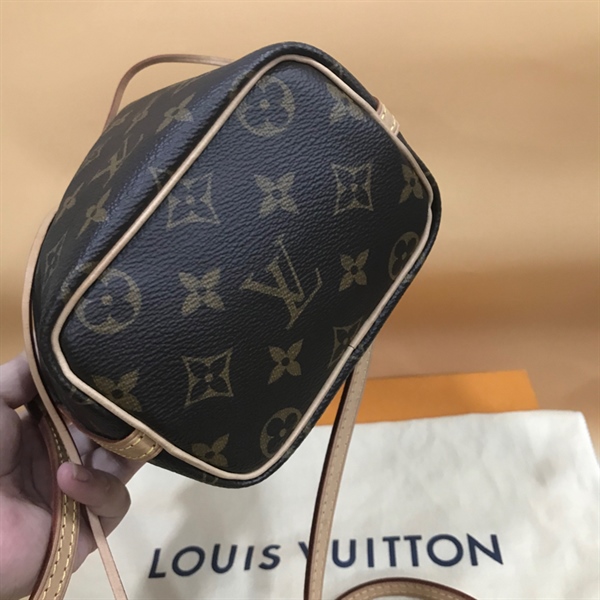 Túi LV Nano nóe Hoa Nâu KG+