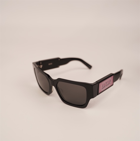 Kính Dior gọng đen chữ 3D KG+