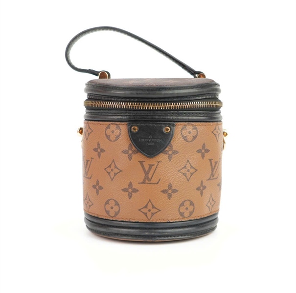 Túi LV tròn hoa nâu nhạt size 16 ++