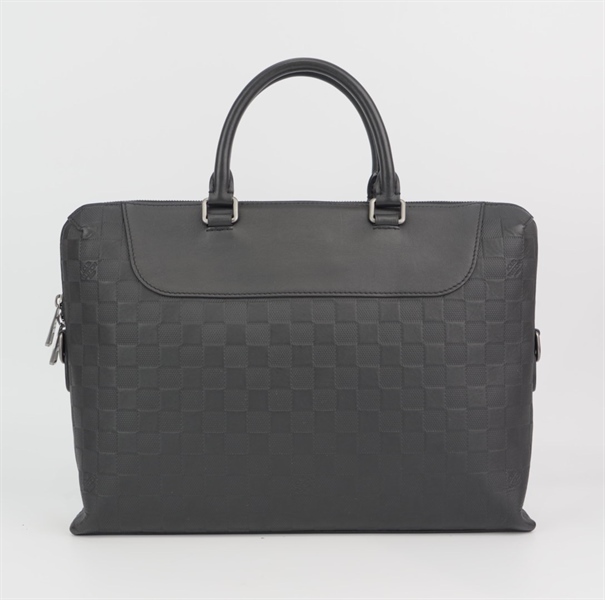 Túi LV ô vuông đen sz 37cm+