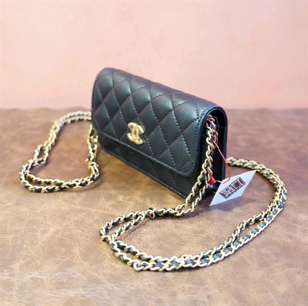 Túi Chanel chữ nhật đen +