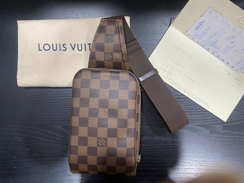 Túi LV Ô vuông Nâu+