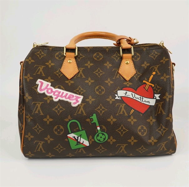 Túi LV Speedy họa tiết màu +