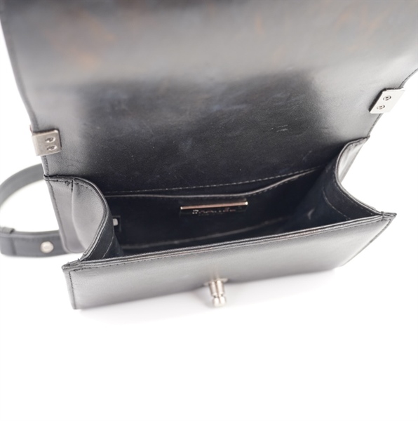 Túi Chanel Boy da trăn viền đen ++