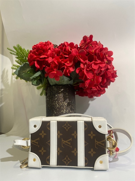 Túi LV phối da trắng KG+