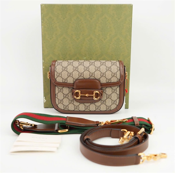 Túi GG 1955 màu nâu size 20 TB+