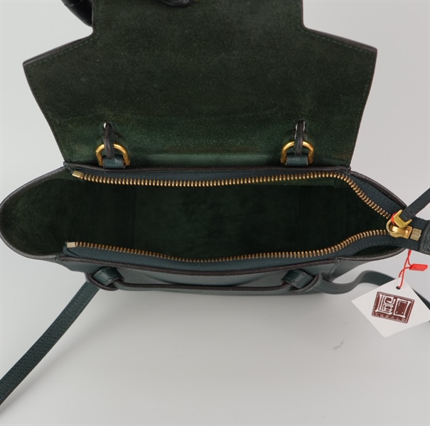 Túi Celine xanh rêu sz 24cm+