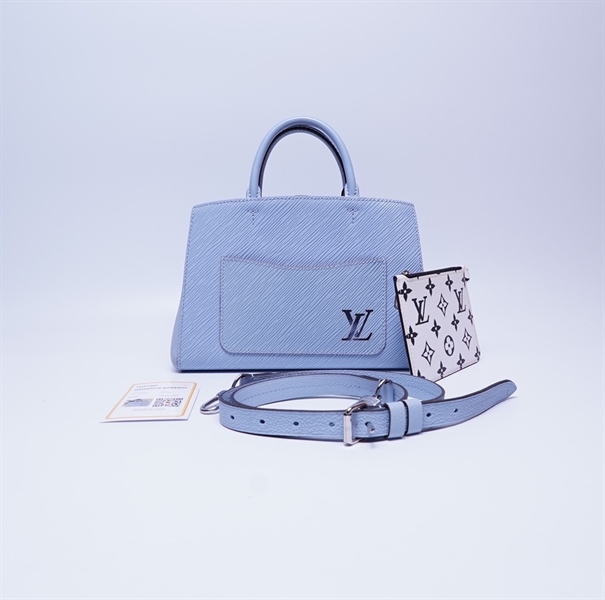 Túi LV kèm ví vân xám size 25 +