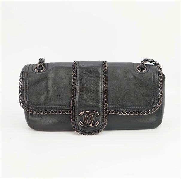 Túi Chanel đen quai xích size 25 ++