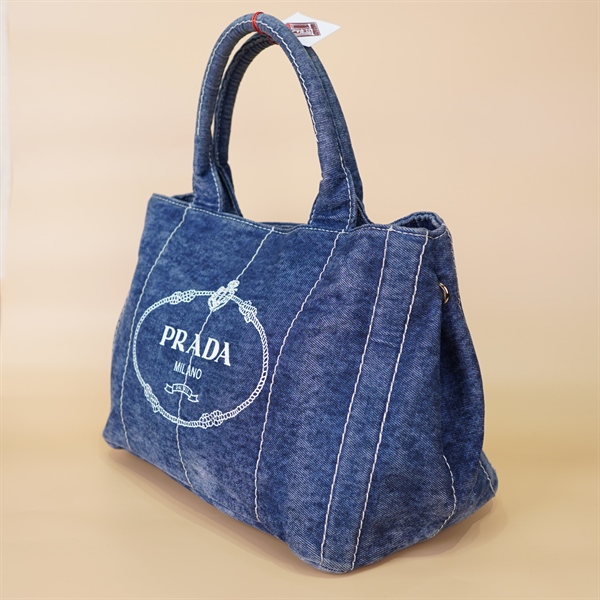 Túi Prada Jean Xanh KG+