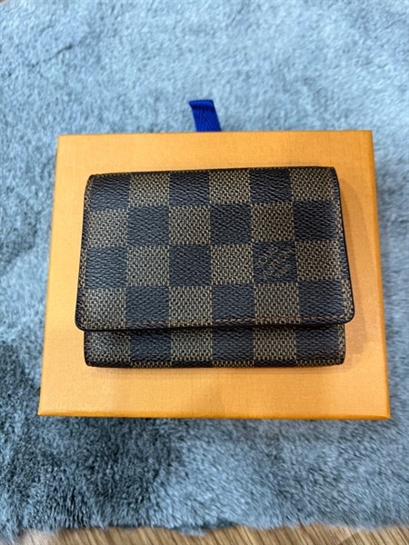 Ví card LV ô vuông nâu +