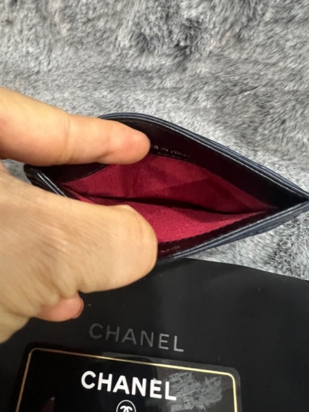 Ví Chanel xanh phói đen +