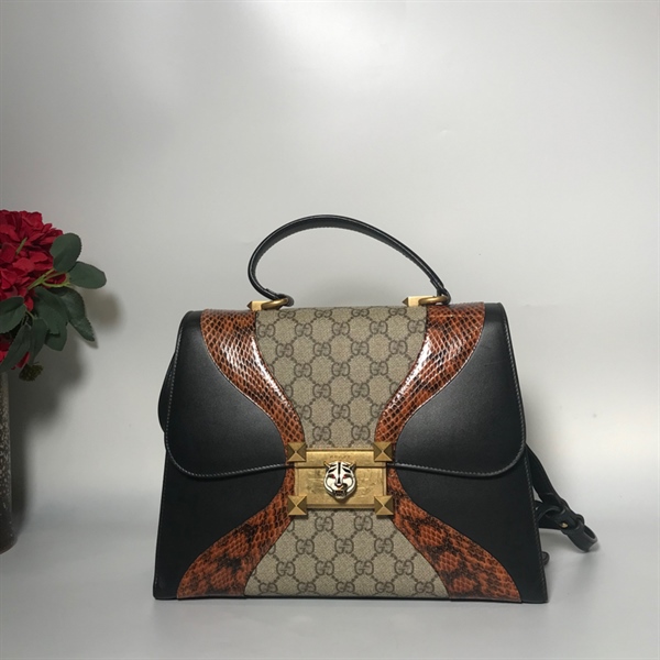 Túi Gucci hổ viền da trăn KG+