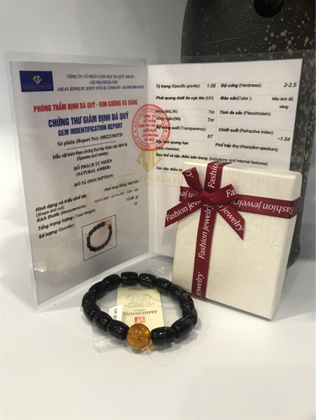 Vòng tay Hồ phách 15