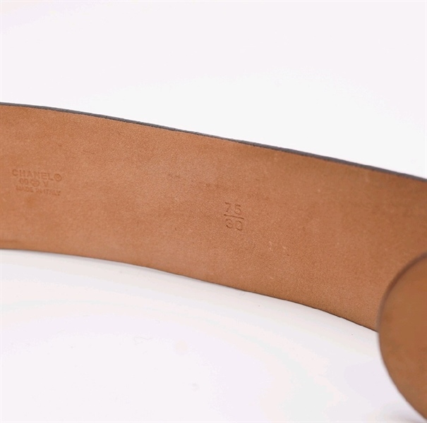 Thắt lưng Chanel đen KG+