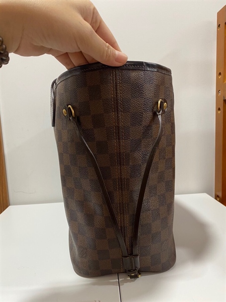 Túi Neverfull LV Ô Vuông Nâu KG+