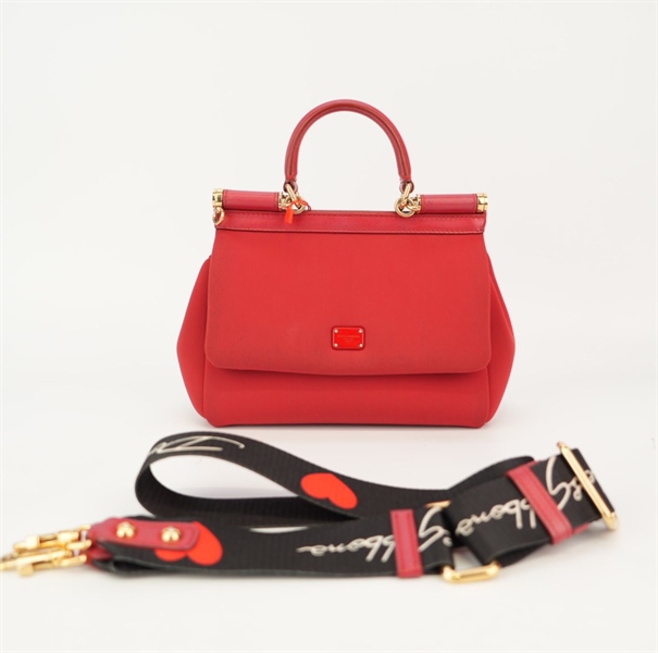 Túi D&G màu đỏ KG+