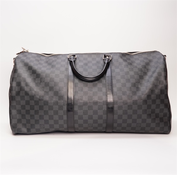 Túi LV keepall ô vuông xanh đen sz 55cm TB+