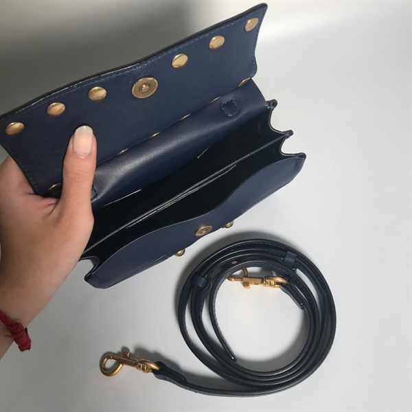 Túi xanh dương hột vàng KG+