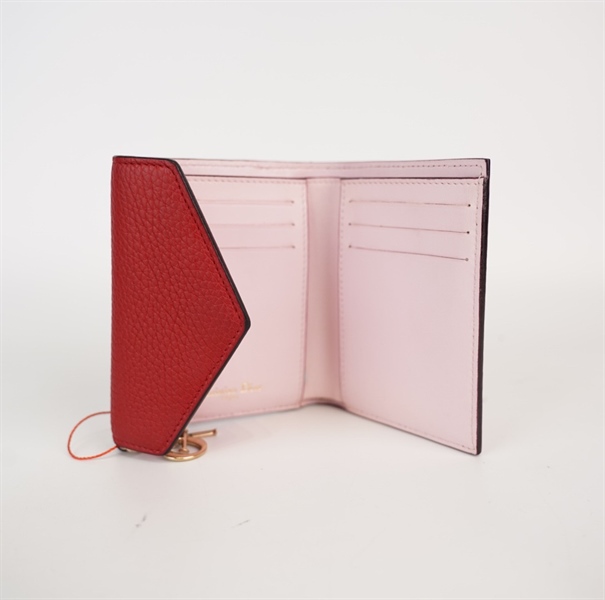 Ví Dior gập 2 màu đỏ +